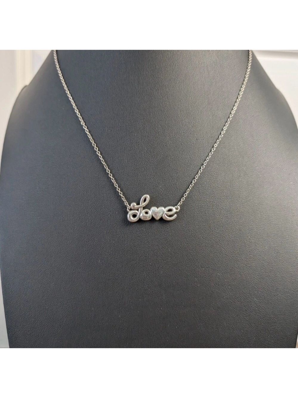 Vintage Brighton Word LOVE Necklace 24” 1800
